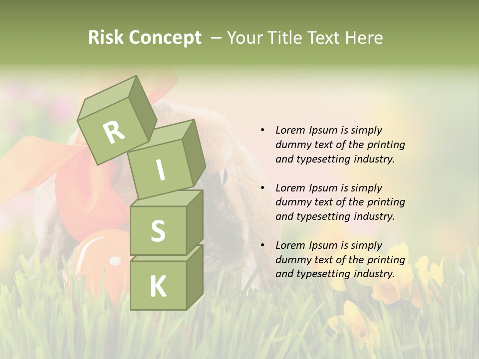 Hase Kinder Pelz PowerPoint Template