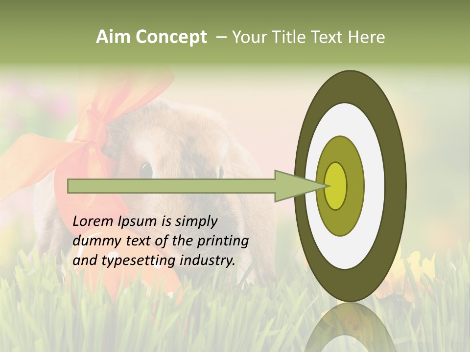 Hase Kinder Pelz PowerPoint Template