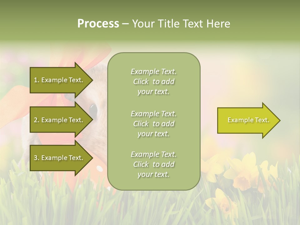 Hase Kinder Pelz PowerPoint Template