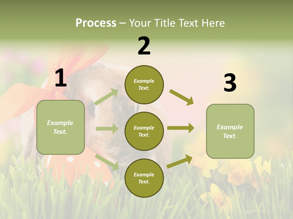 Hase Kinder Pelz PowerPoint Template