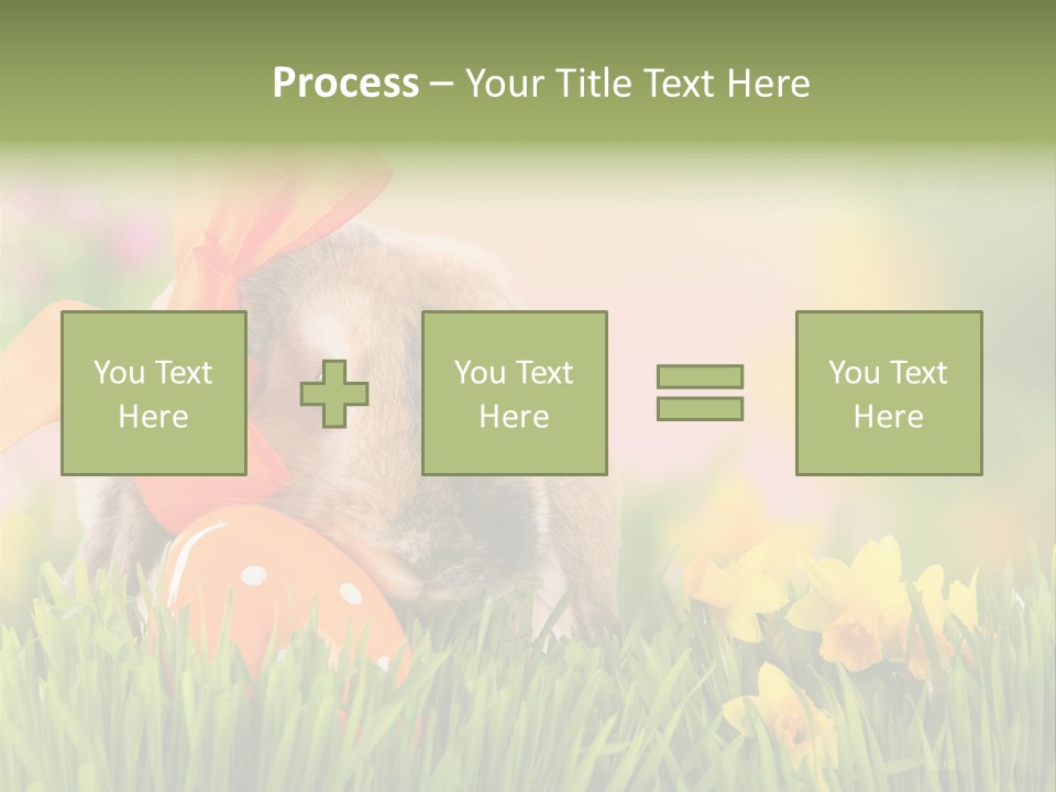 Hase Kinder Pelz PowerPoint Template