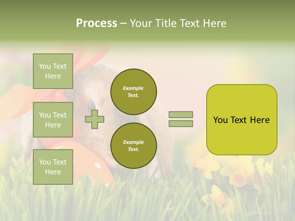 Hase Kinder Pelz PowerPoint Template