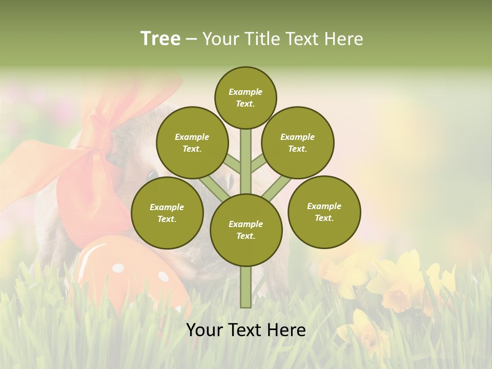 Hase Kinder Pelz PowerPoint Template