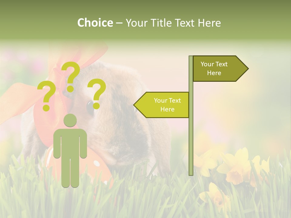 Hase Kinder Pelz PowerPoint Template