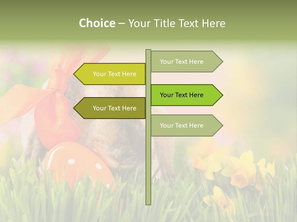 Hase Kinder Pelz PowerPoint Template