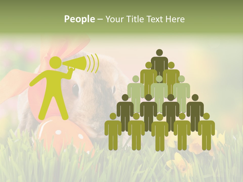 Hase Kinder Pelz PowerPoint Template