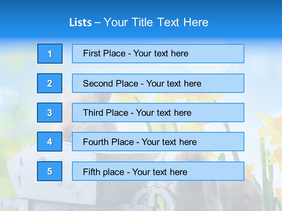 Kinder Sommer Nagetier PowerPoint Template