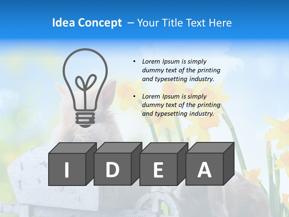 Kinder Sommer Nagetier PowerPoint Template