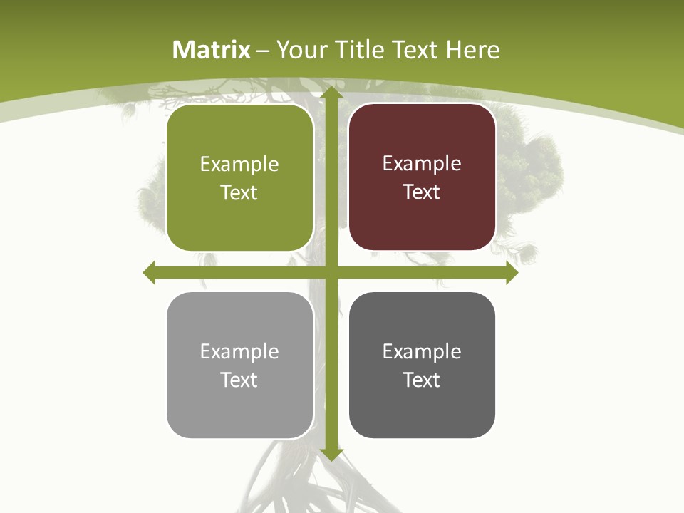 Wei Umweltschutz Waldsterben PowerPoint Template