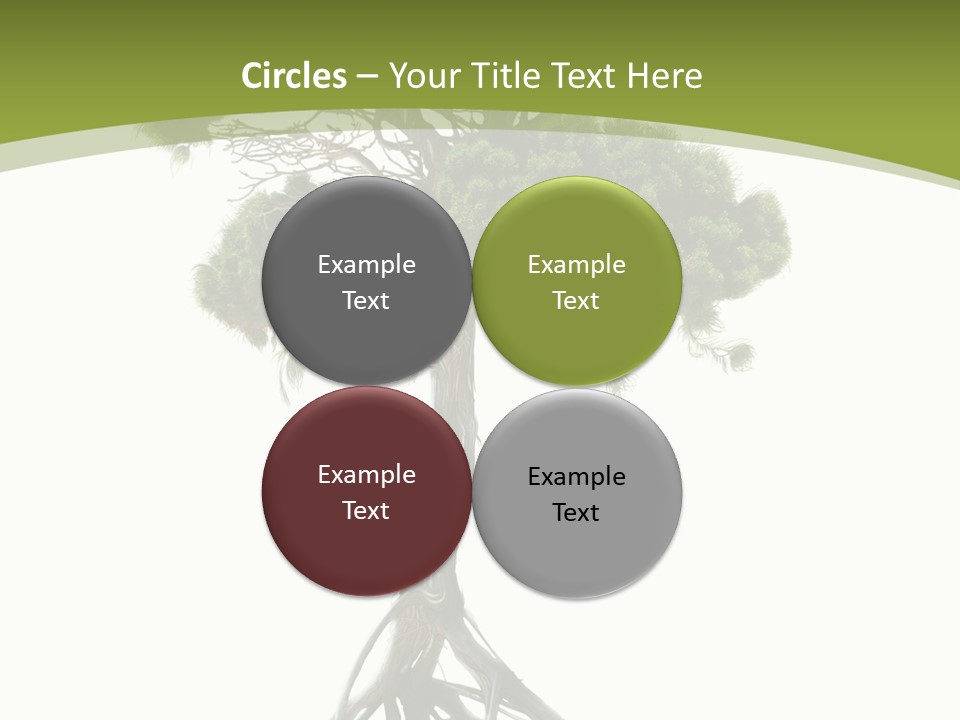 Wei Umweltschutz Waldsterben PowerPoint Template