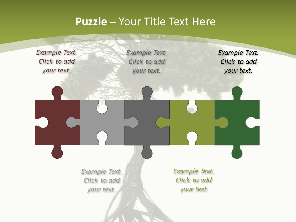 Wei Umweltschutz Waldsterben PowerPoint Template