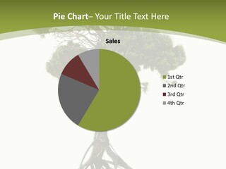 Wei Umweltschutz Waldsterben PowerPoint Template