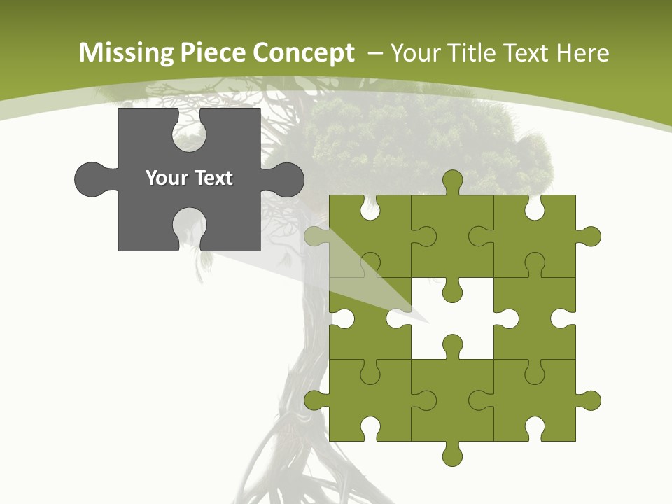 Wei Umweltschutz Waldsterben PowerPoint Template