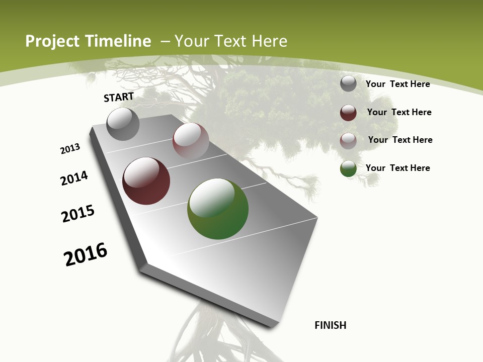 Wei Umweltschutz Waldsterben PowerPoint Template