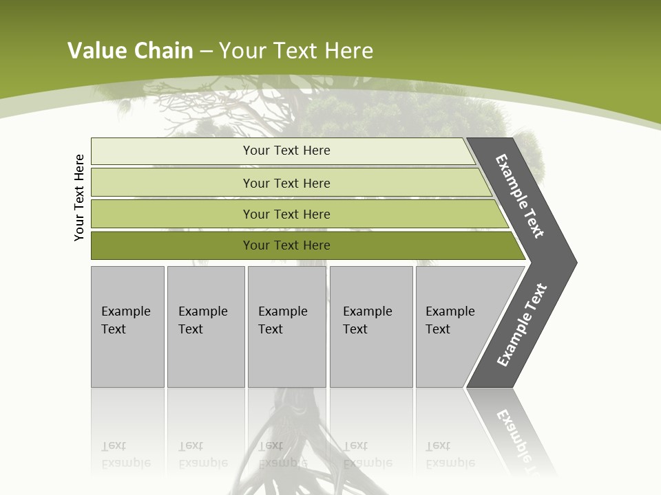 Wei Umweltschutz Waldsterben PowerPoint Template