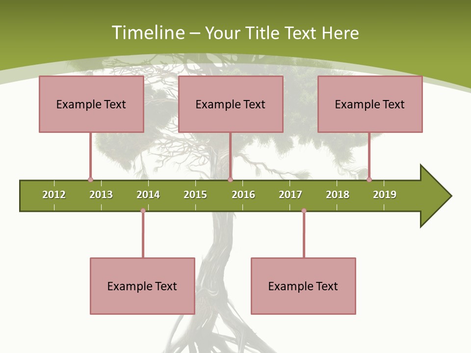 Wei Umweltschutz Waldsterben PowerPoint Template