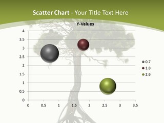 Wei Umweltschutz Waldsterben PowerPoint Template