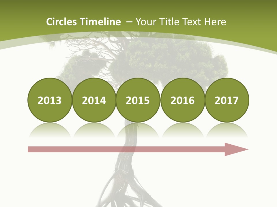 Wei Umweltschutz Waldsterben PowerPoint Template