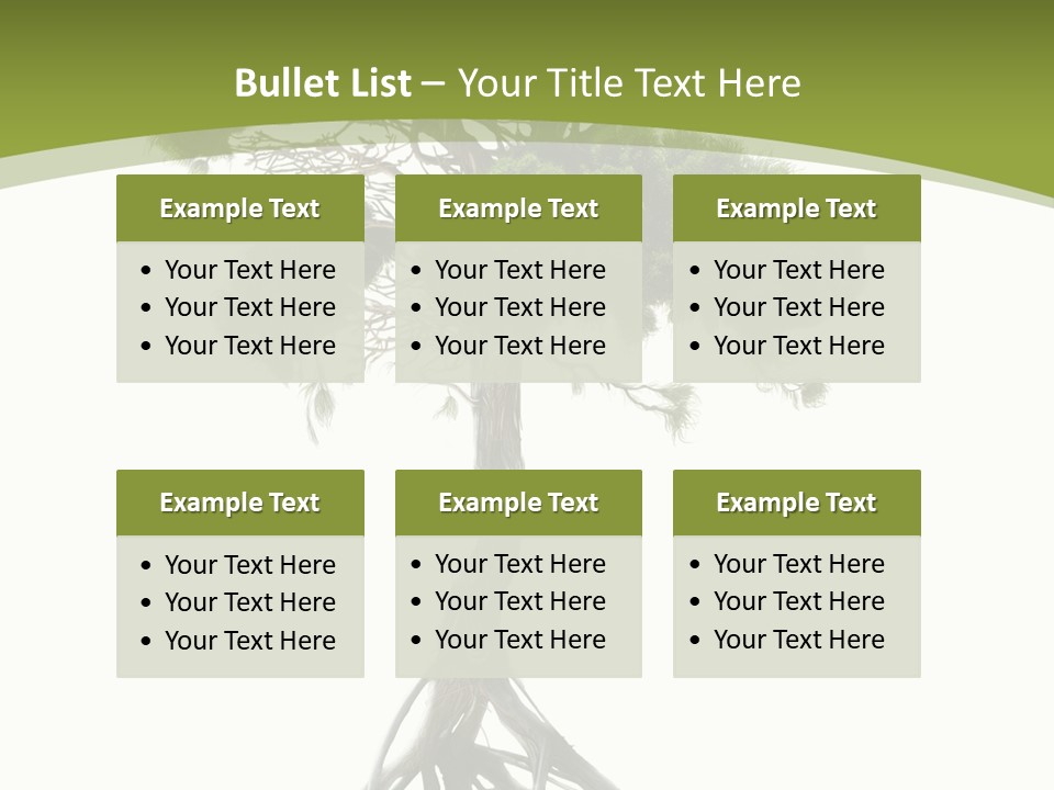 Wei Umweltschutz Waldsterben PowerPoint Template