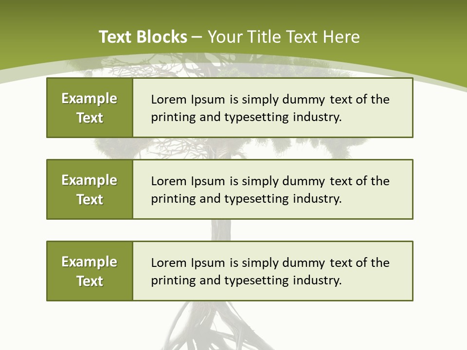 Wei Umweltschutz Waldsterben PowerPoint Template