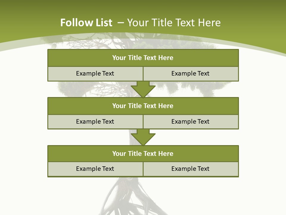Wei Umweltschutz Waldsterben PowerPoint Template