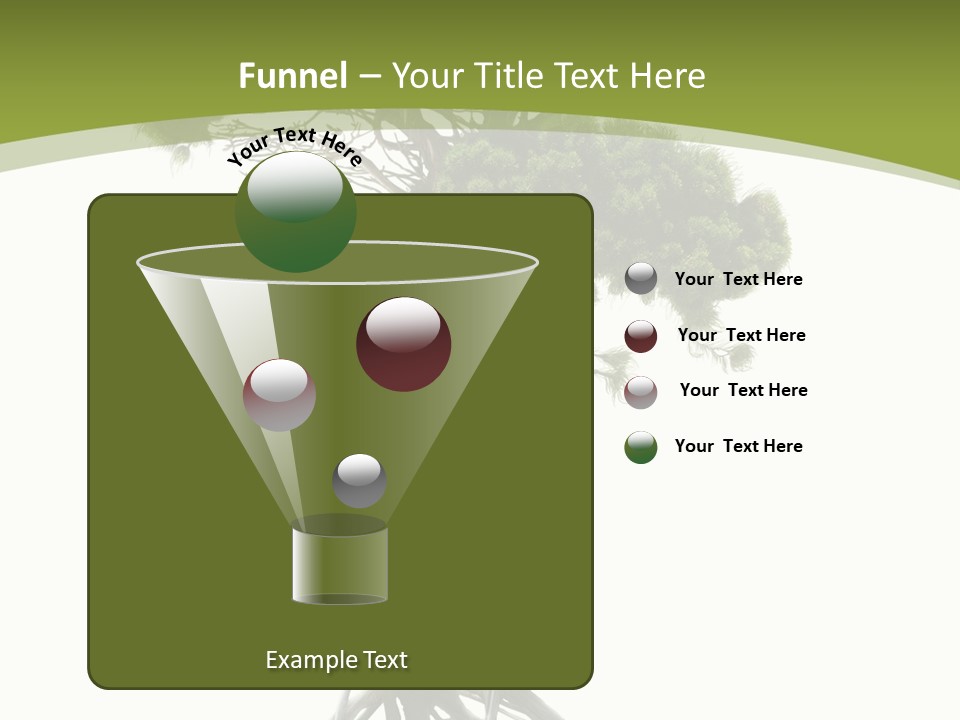 Wei Umweltschutz Waldsterben PowerPoint Template