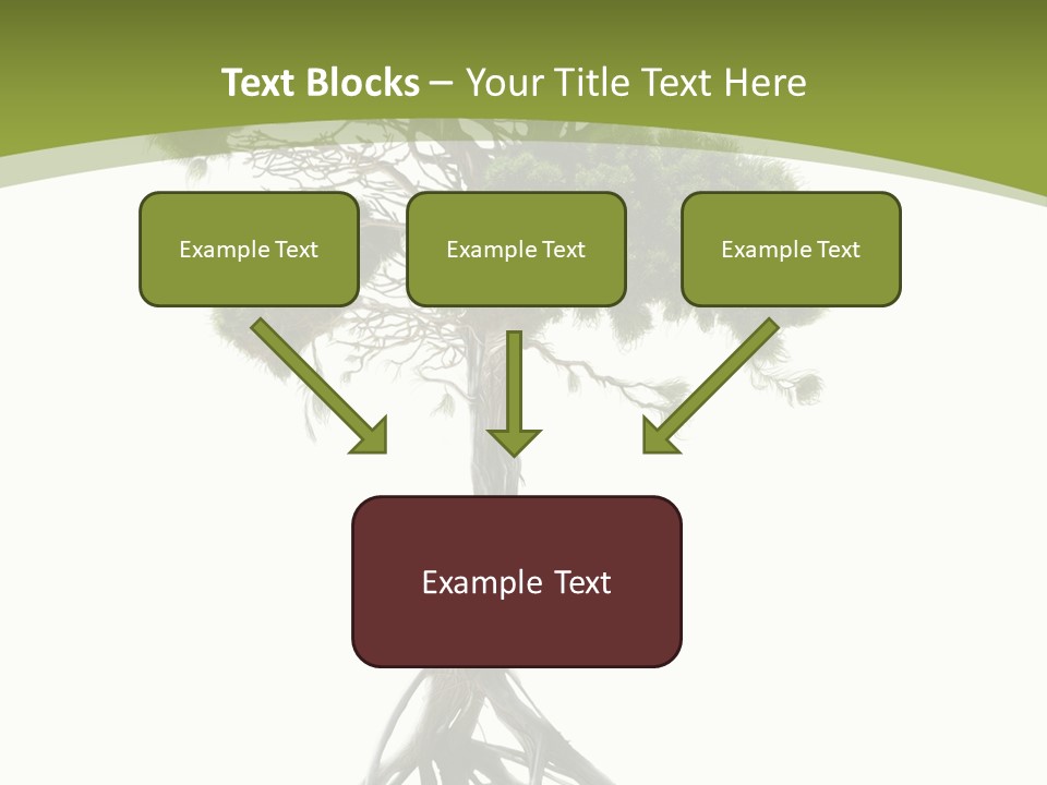 Wei Umweltschutz Waldsterben PowerPoint Template