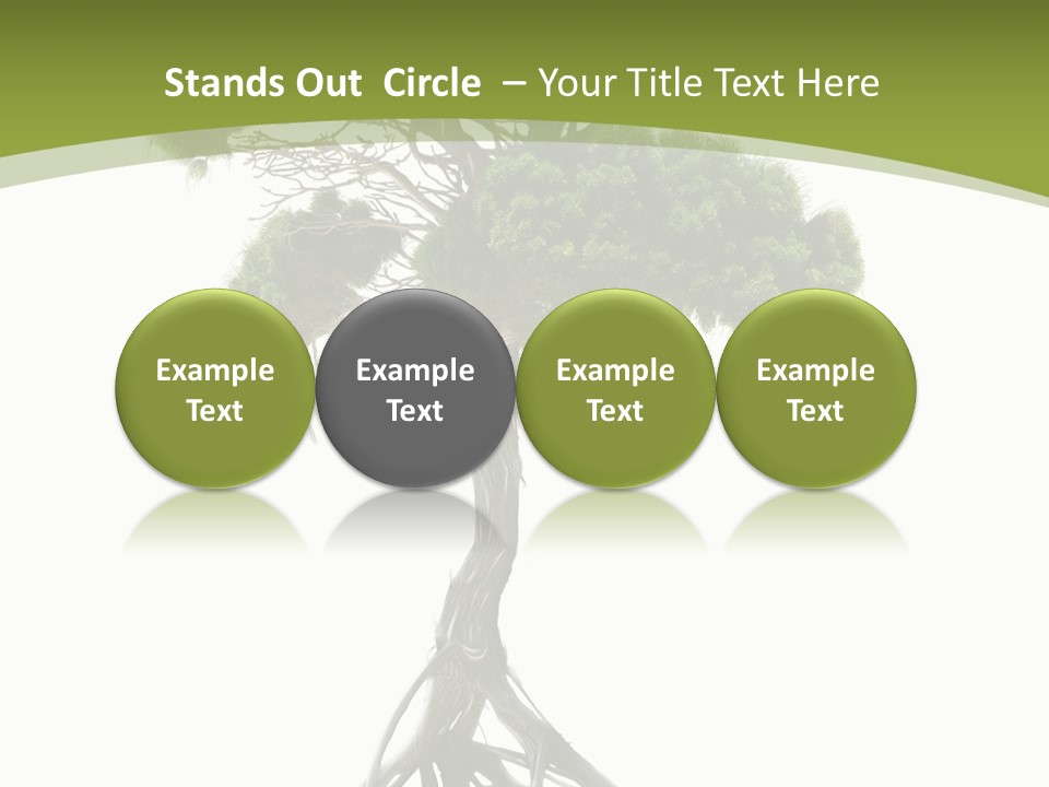 Wei Umweltschutz Waldsterben PowerPoint Template