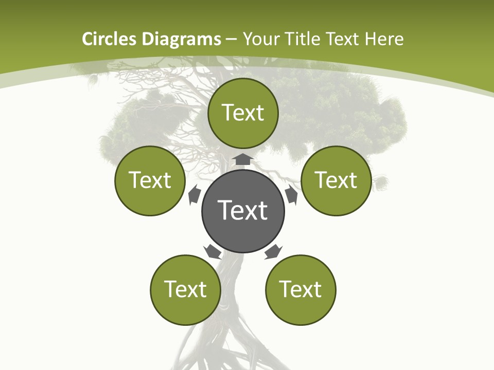 Wei Umweltschutz Waldsterben PowerPoint Template