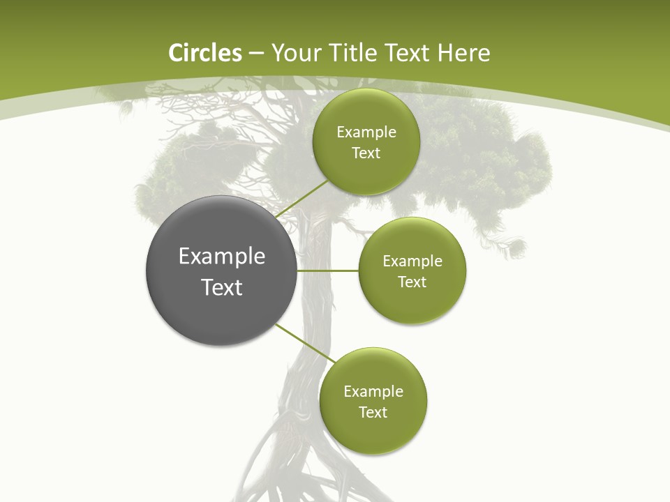 Wei Umweltschutz Waldsterben PowerPoint Template
