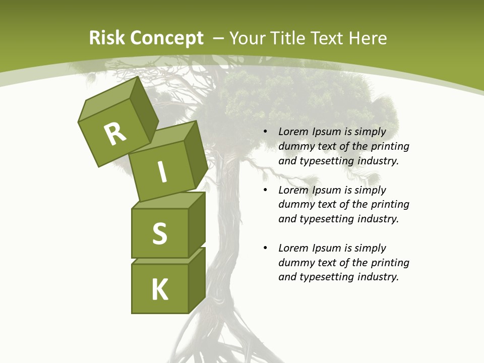 Wei Umweltschutz Waldsterben PowerPoint Template