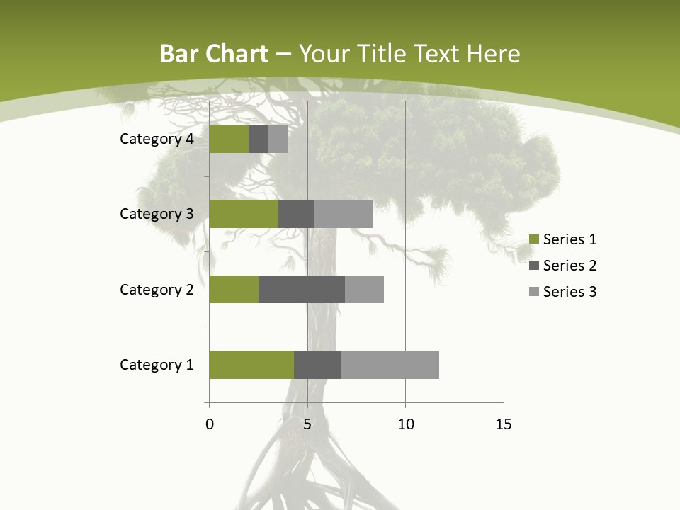 Wei Umweltschutz Waldsterben PowerPoint Template