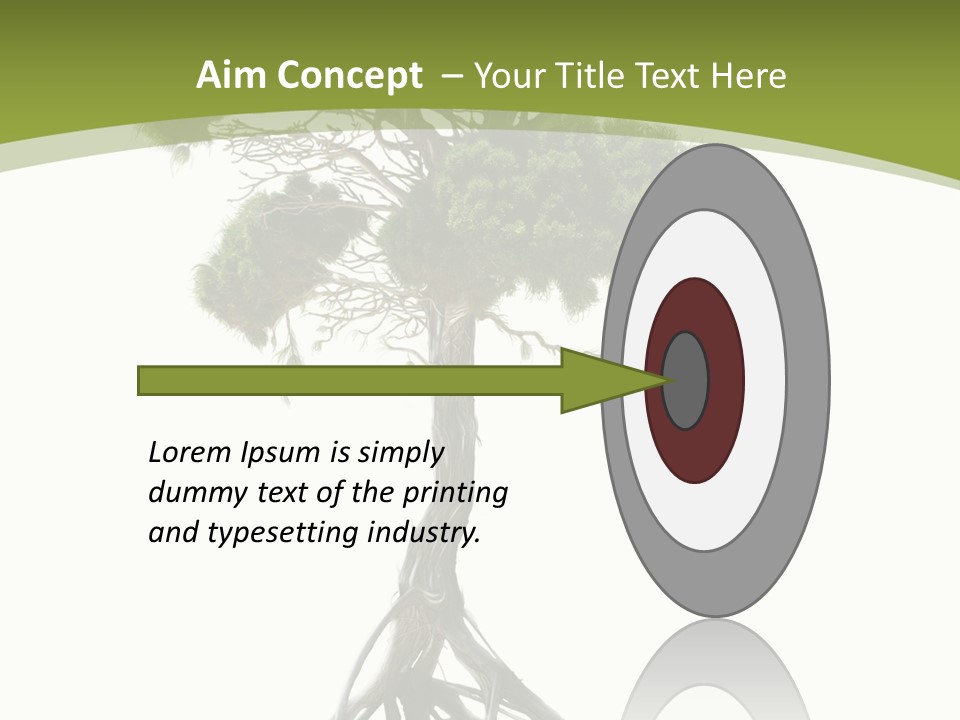 Wei Umweltschutz Waldsterben PowerPoint Template