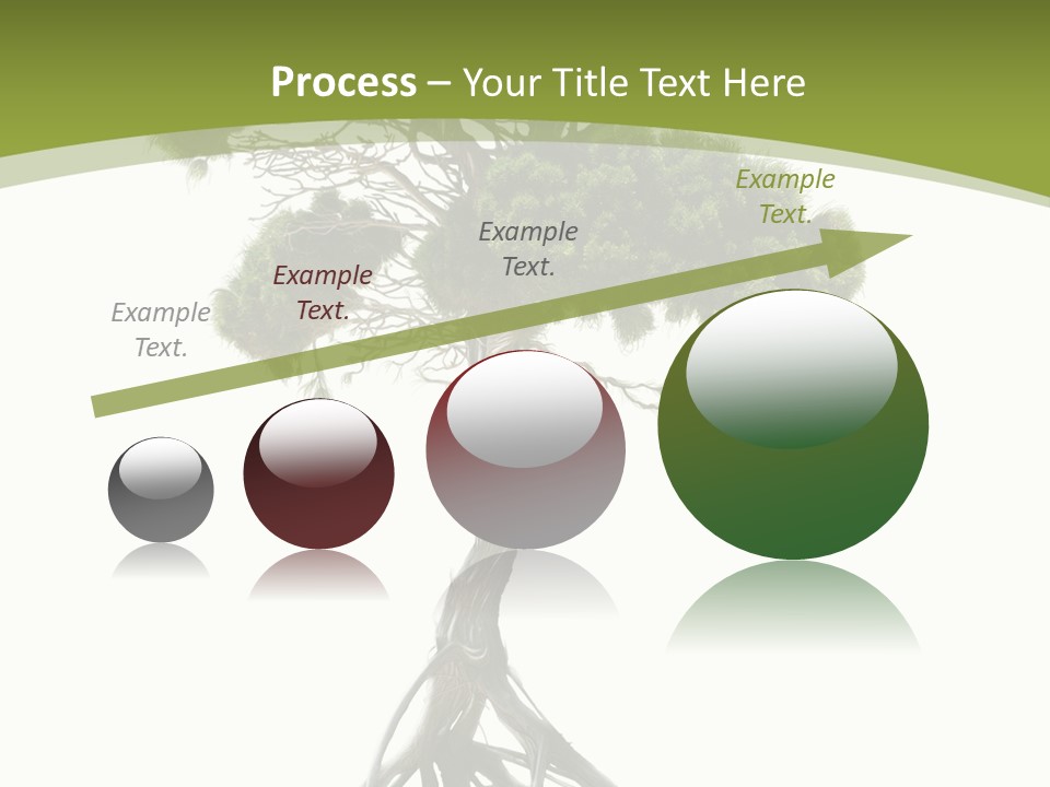 Wei Umweltschutz Waldsterben PowerPoint Template