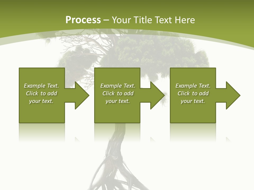 Wei Umweltschutz Waldsterben PowerPoint Template