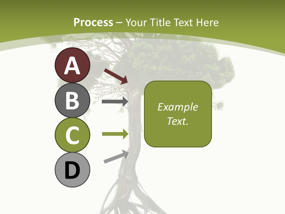 Wei Umweltschutz Waldsterben PowerPoint Template