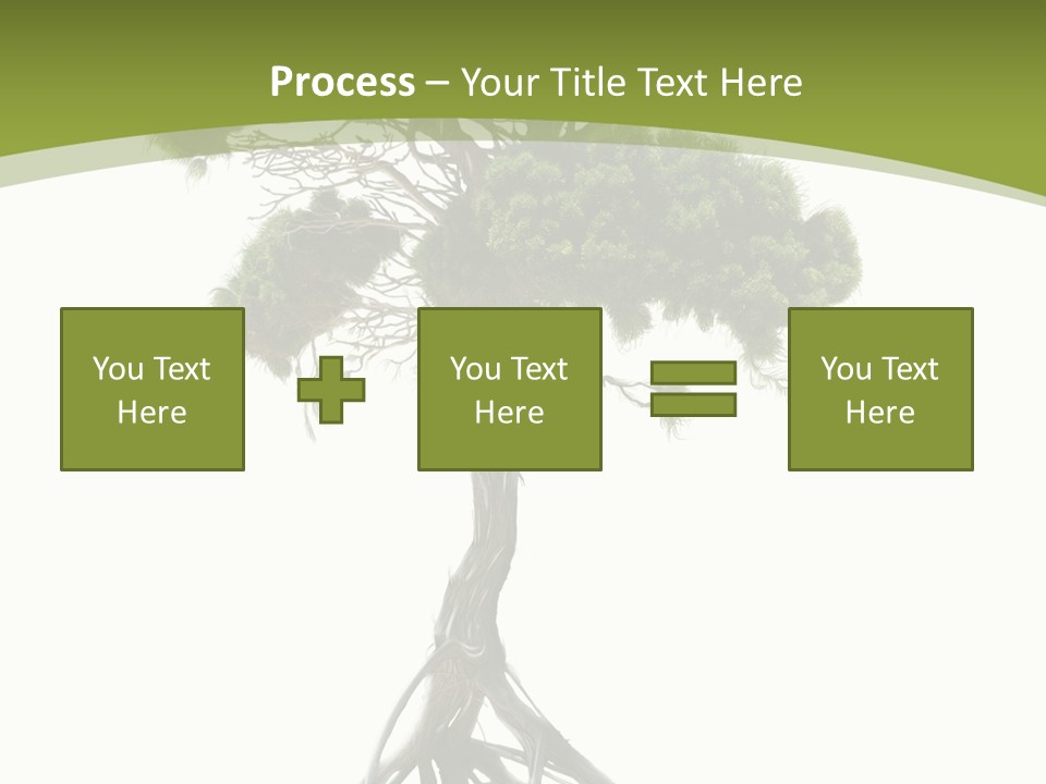 Wei Umweltschutz Waldsterben PowerPoint Template