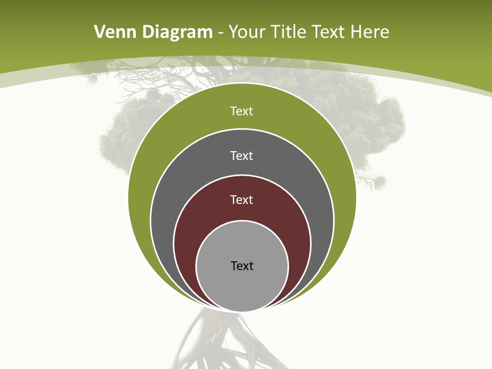 Wei Umweltschutz Waldsterben PowerPoint Template