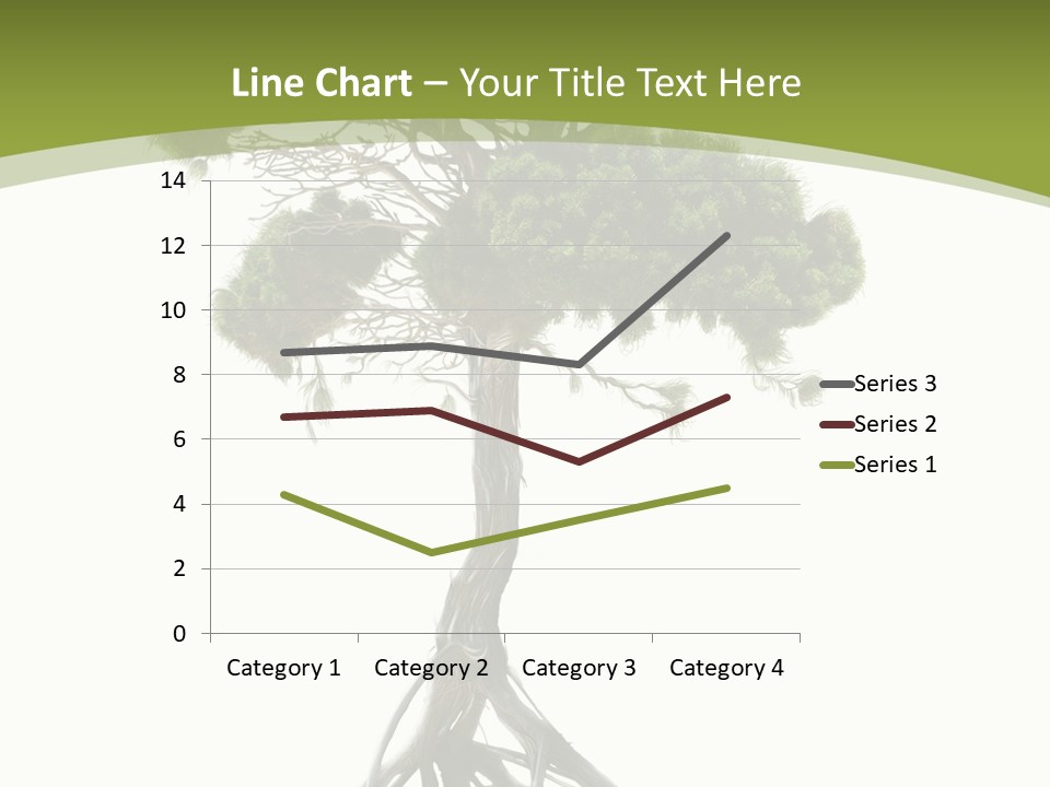 Wei Umweltschutz Waldsterben PowerPoint Template