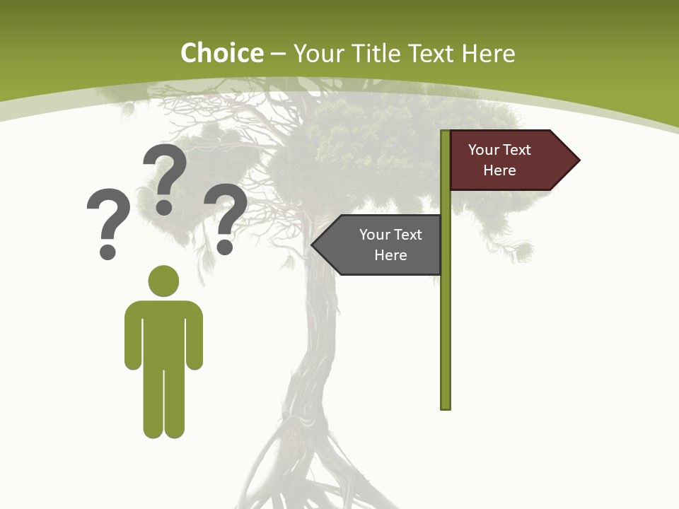 Wei Umweltschutz Waldsterben PowerPoint Template