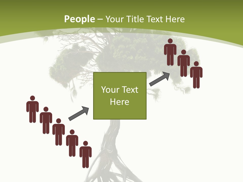 Wei Umweltschutz Waldsterben PowerPoint Template