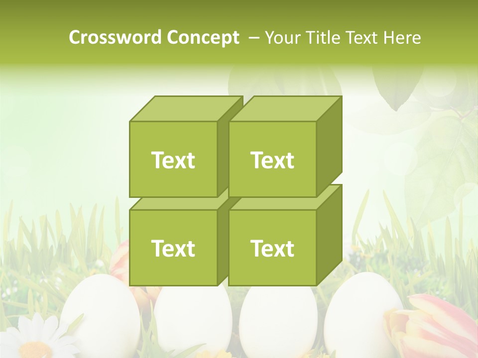 Osterei Ostern Kinder PowerPoint Template