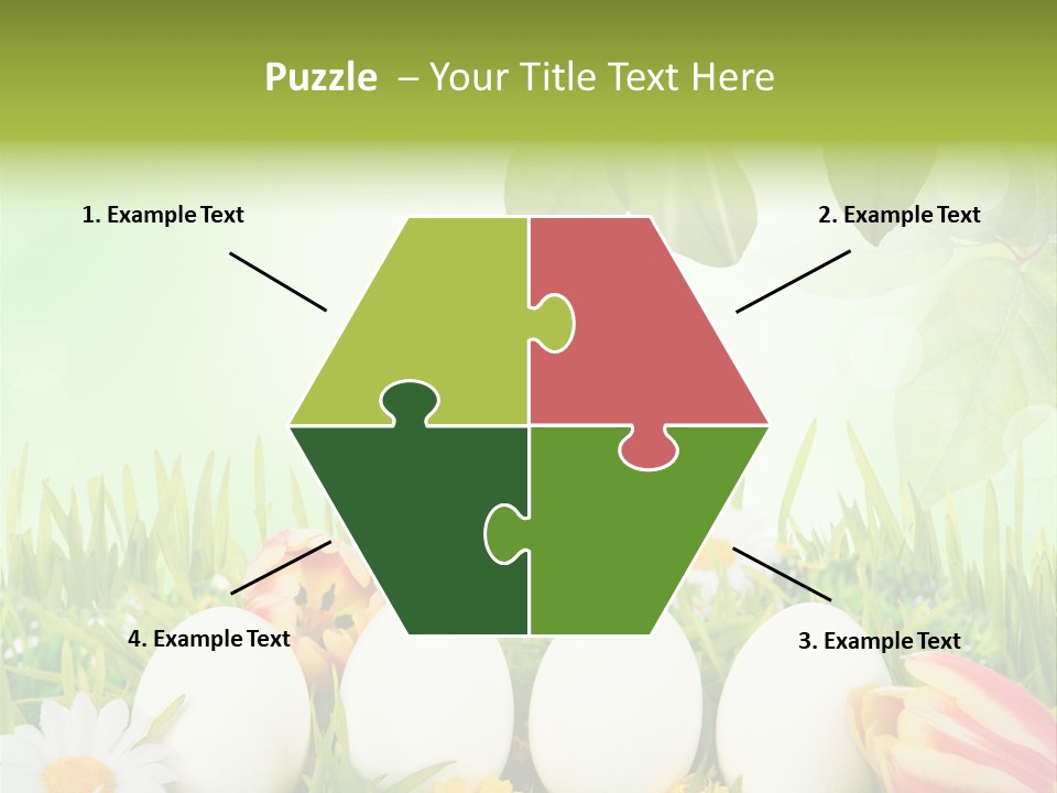 Osterei Ostern Kinder PowerPoint Template