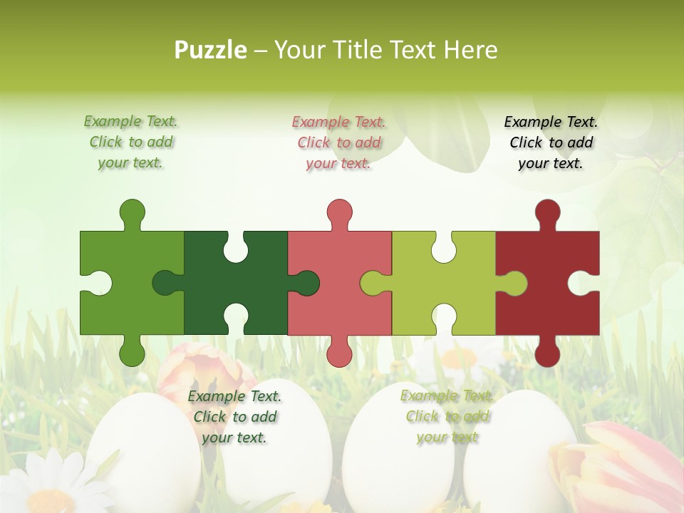 Osterei Ostern Kinder PowerPoint Template