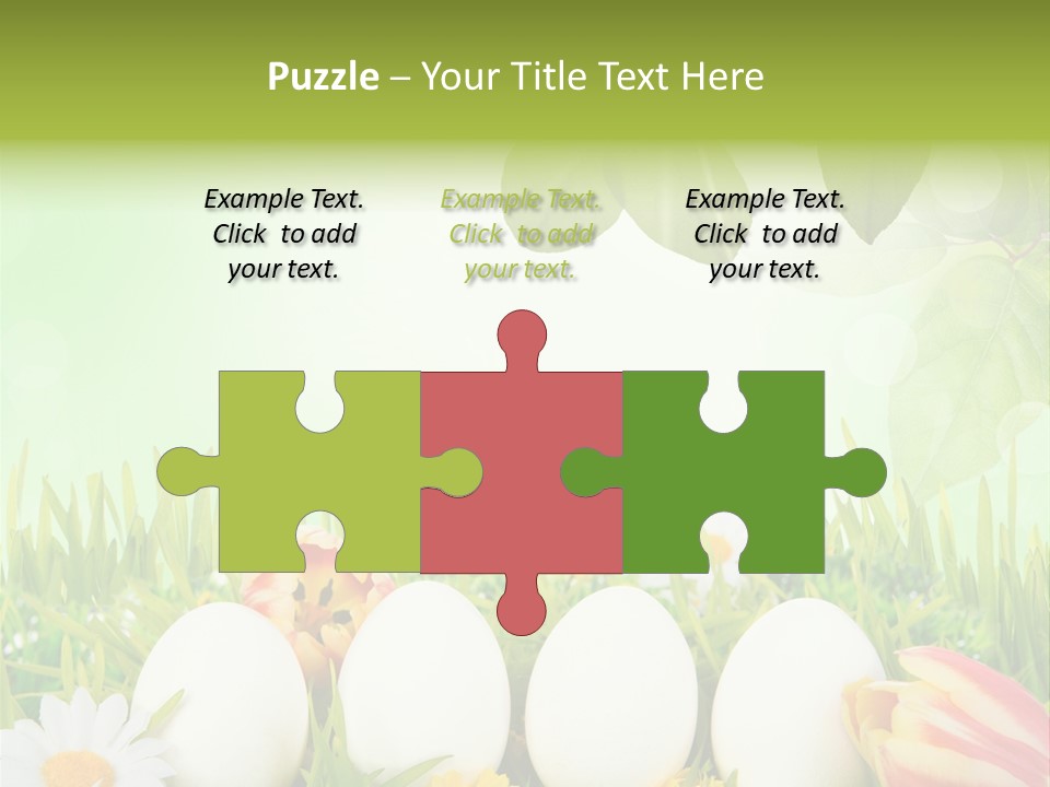 Osterei Ostern Kinder PowerPoint Template