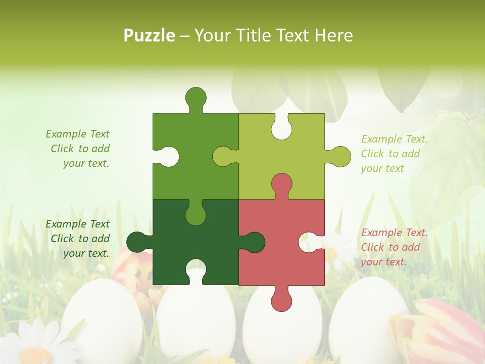 Osterei Ostern Kinder PowerPoint Template