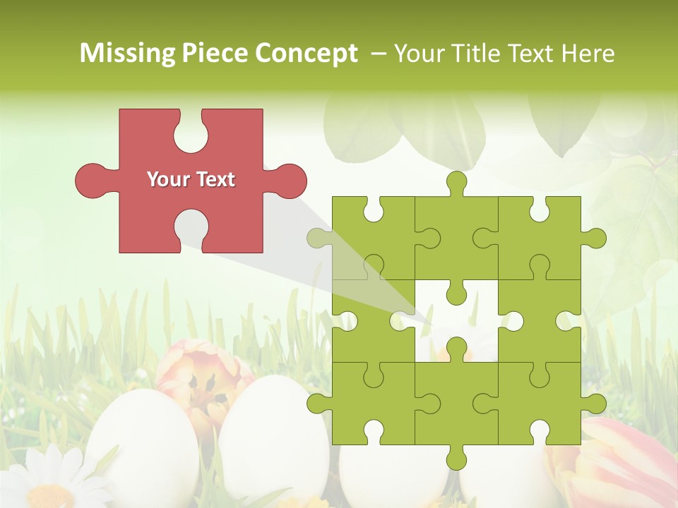 Osterei Ostern Kinder PowerPoint Template