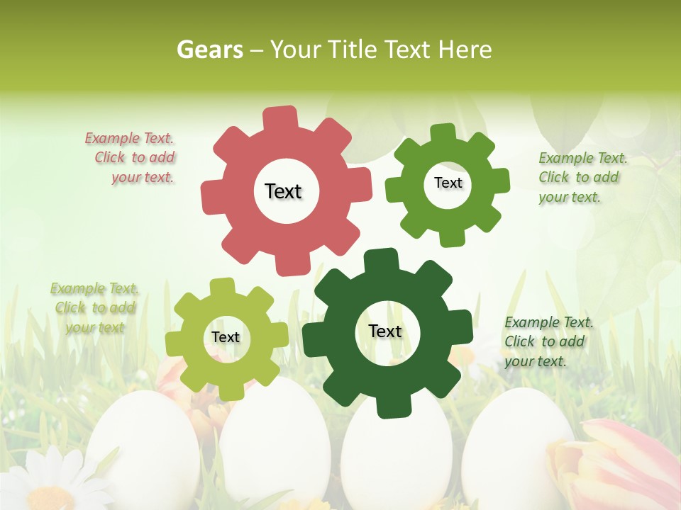 Osterei Ostern Kinder PowerPoint Template