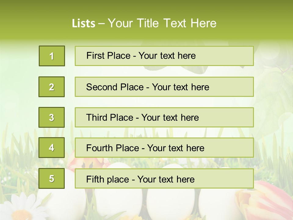 Osterei Ostern Kinder PowerPoint Template