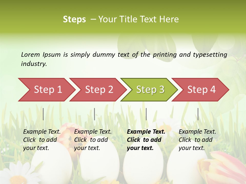 Osterei Ostern Kinder PowerPoint Template